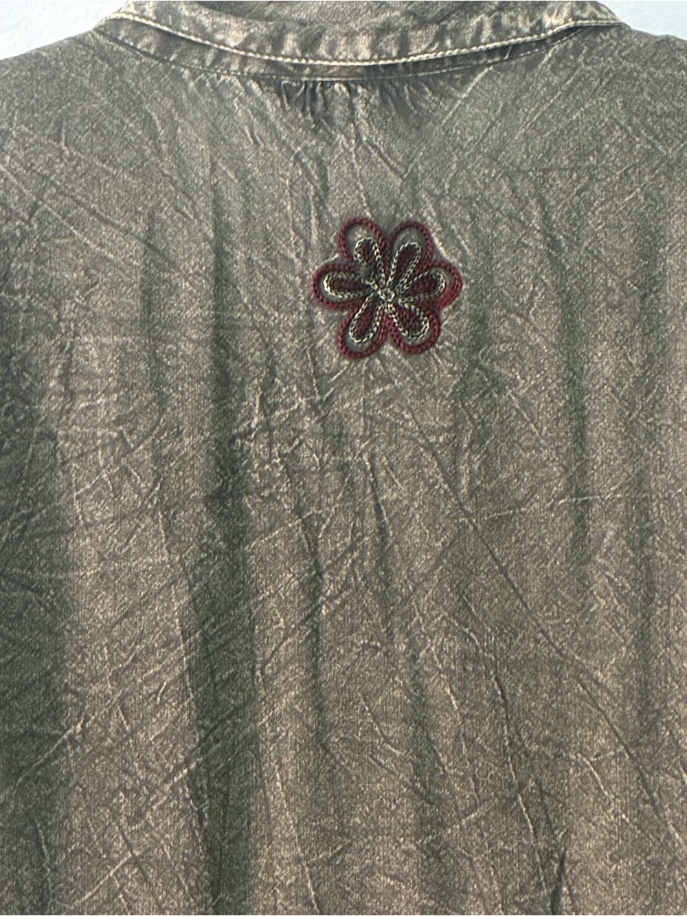 Young Threads Patchwork And Embroidered Tiered Mini Dress/Tunic NWOT size Large - Picture 12 of 16